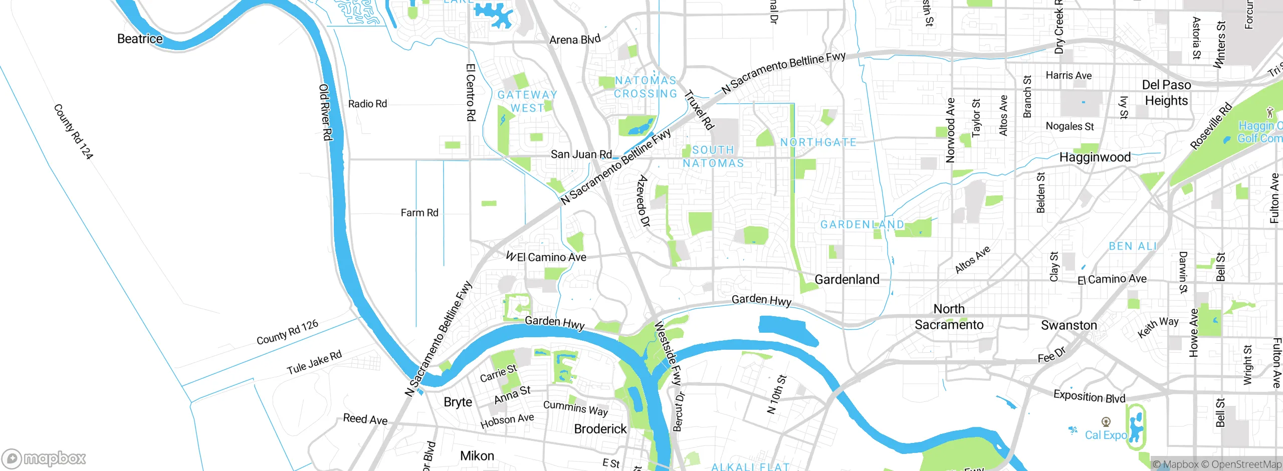 Map showing approximate location