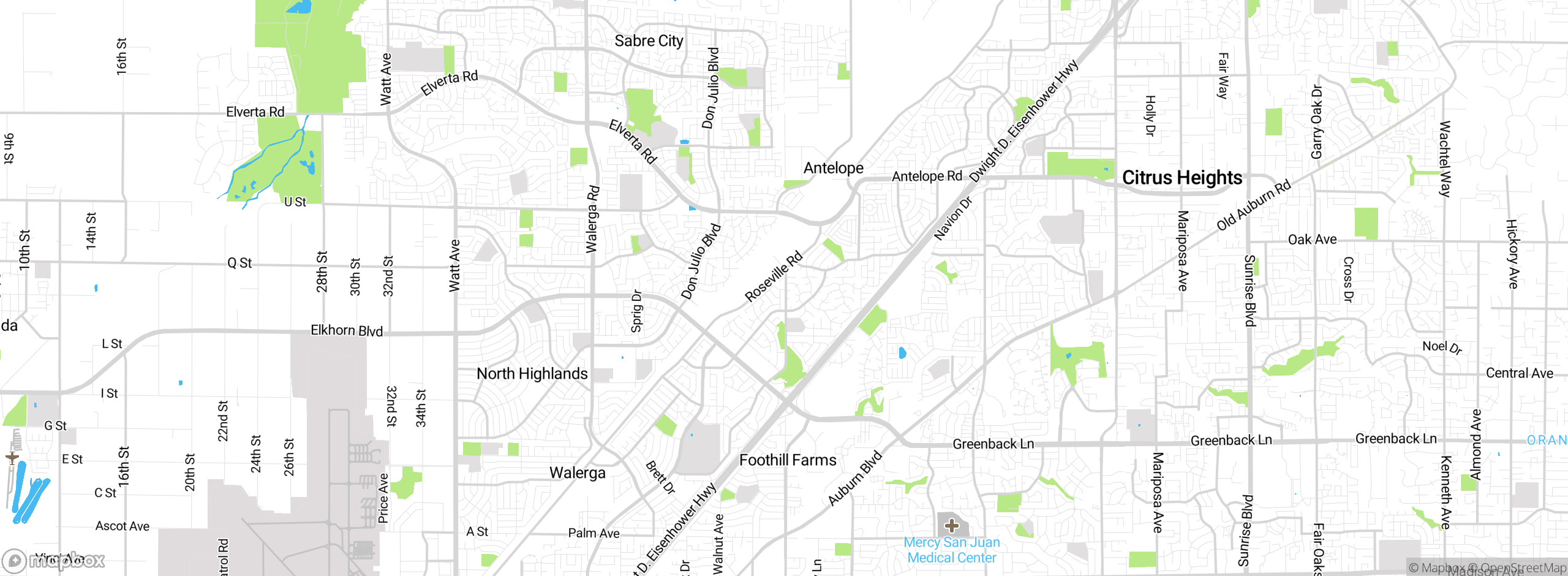 Map showing approximate location