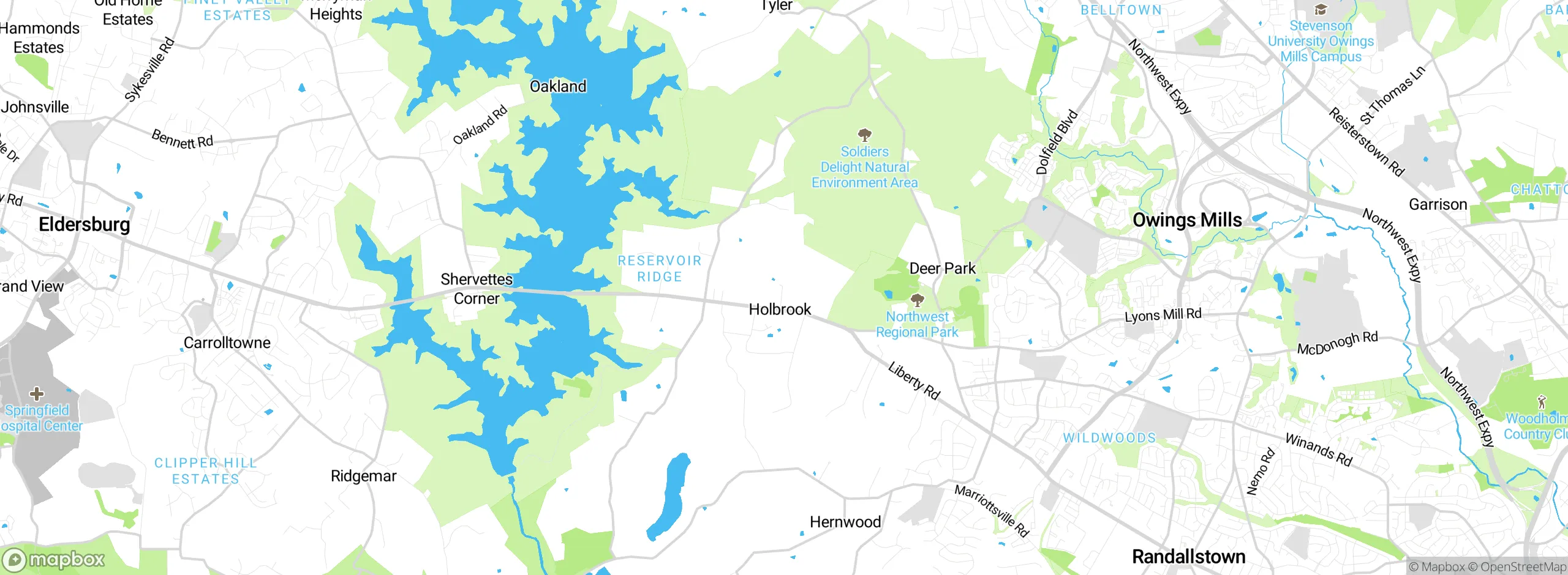 Map showing approximate location