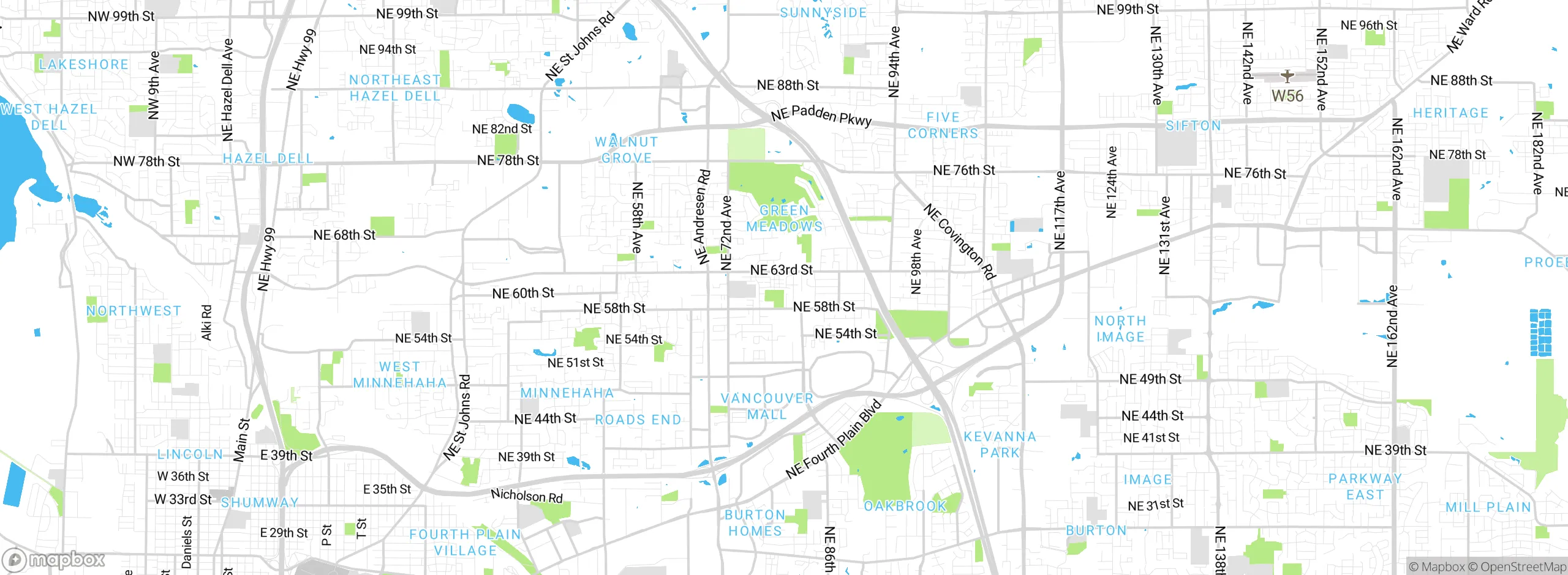 Map showing approximate location