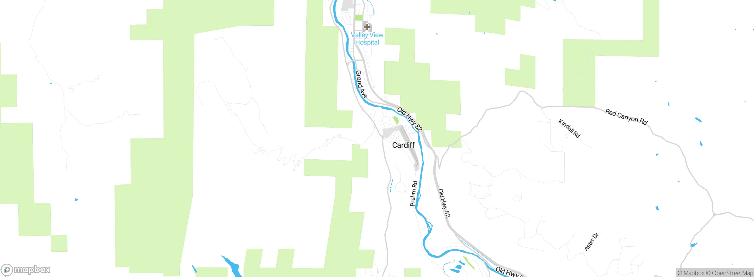 Map showing approximate location