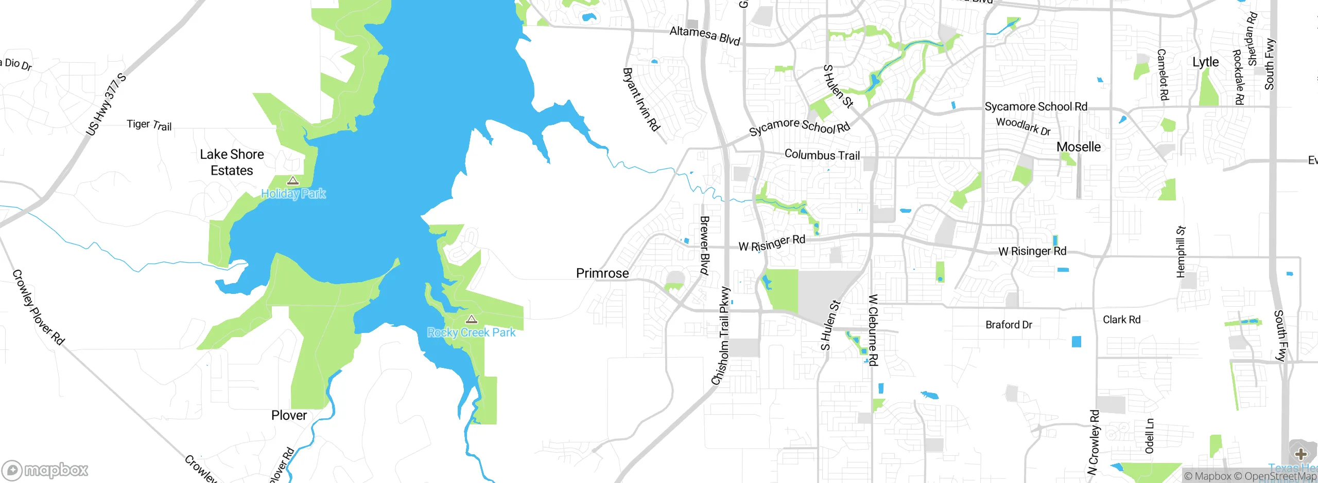 Map showing approximate location