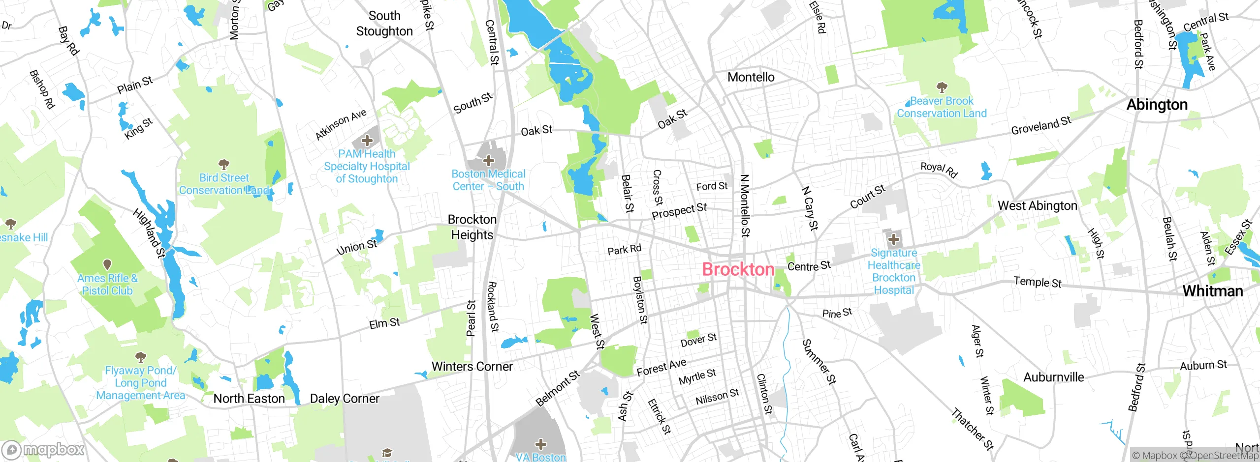 Map showing approximate location