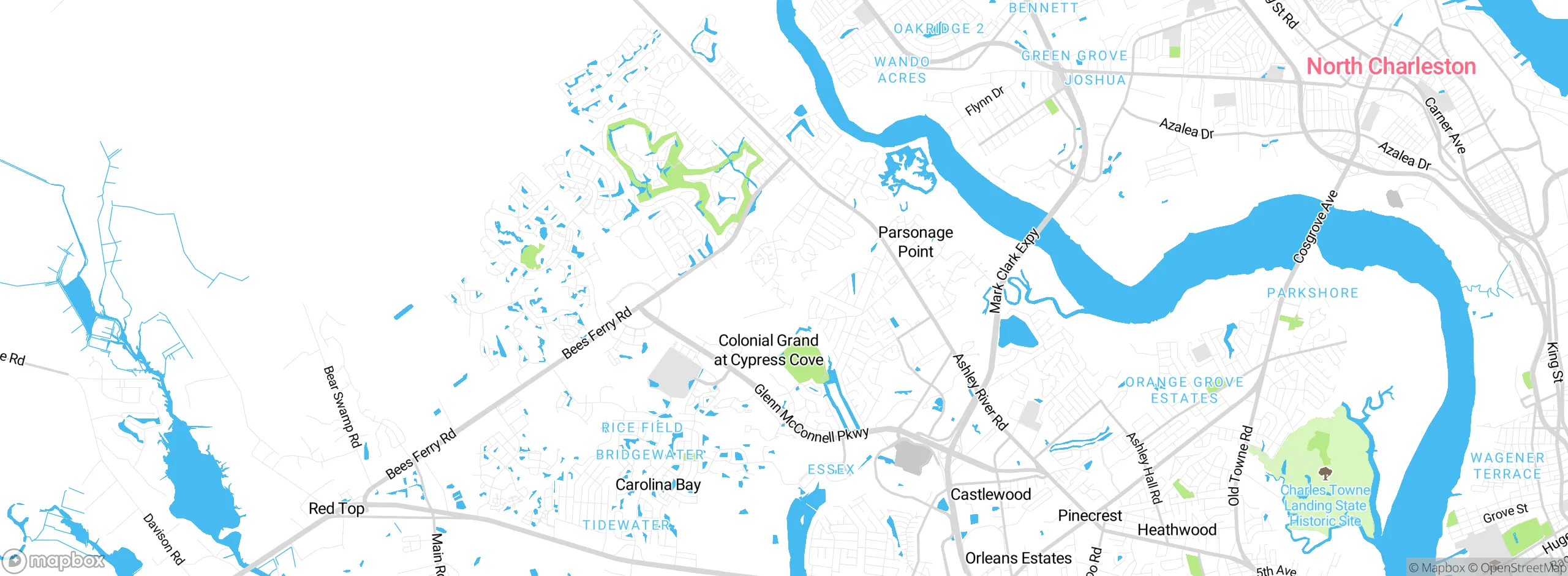 Map showing approximate location