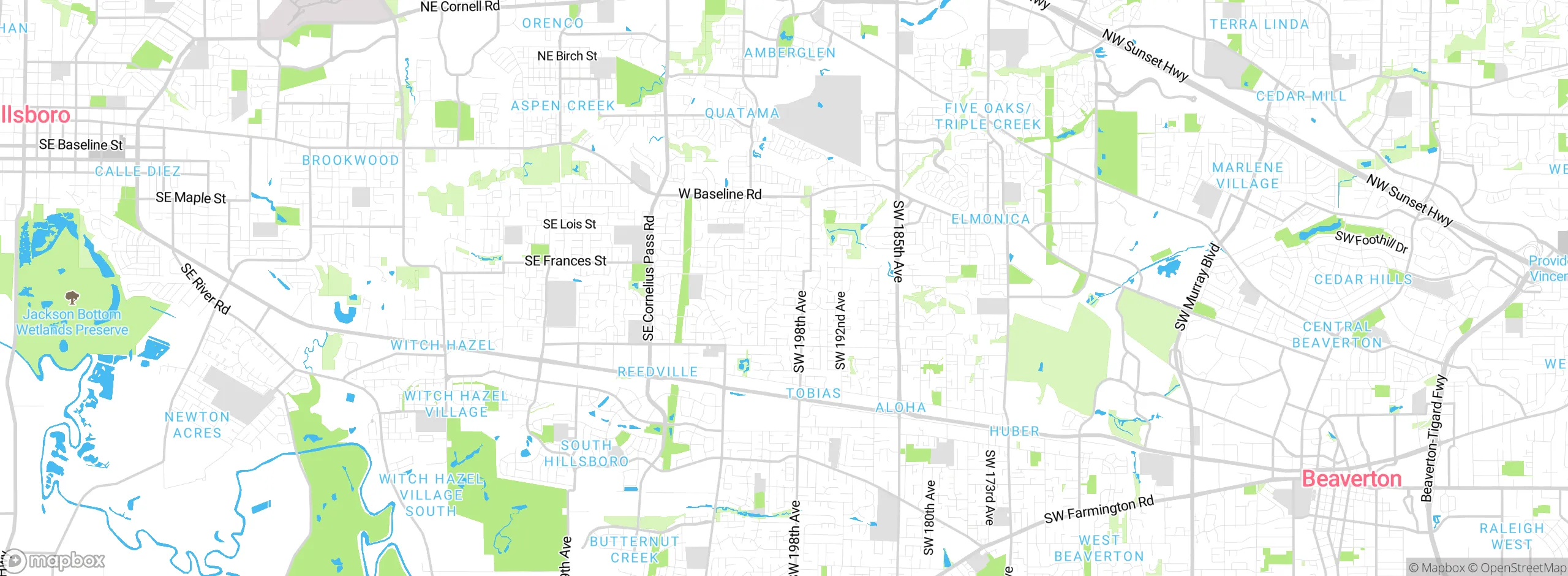 Map showing approximate location