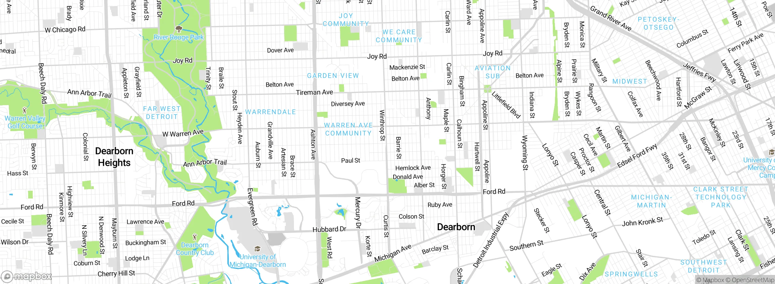 Map showing approximate location
