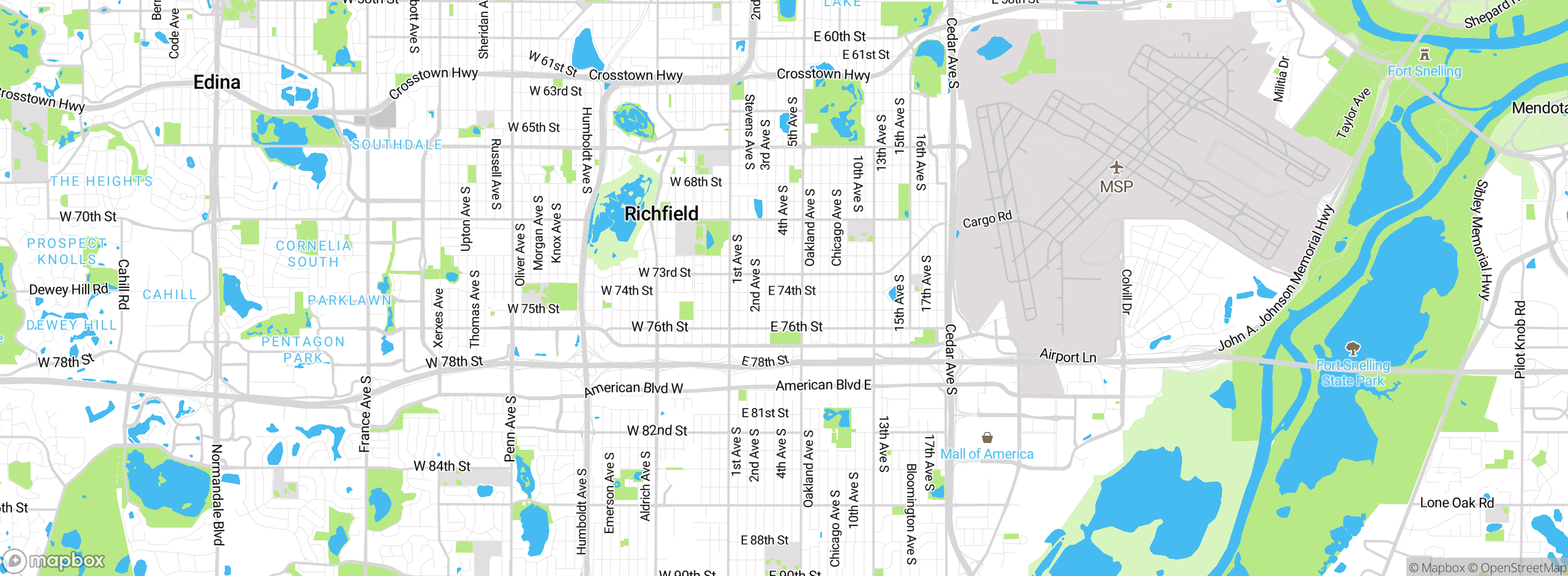 Map showing approximate location