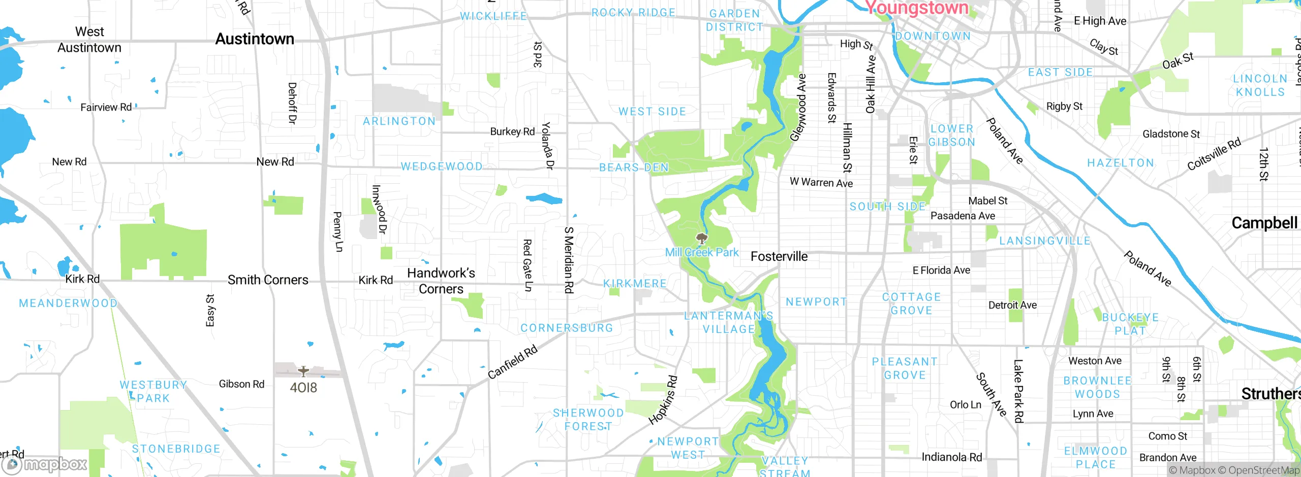 Map showing approximate location