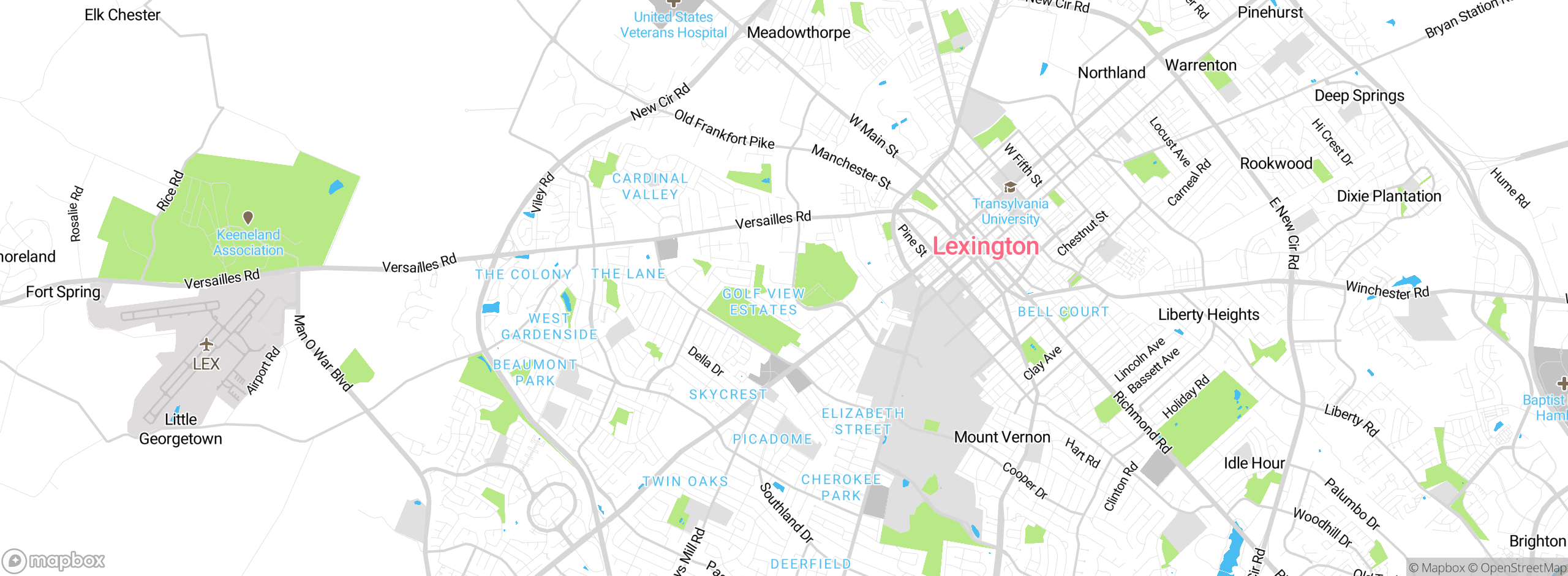 Map showing approximate location