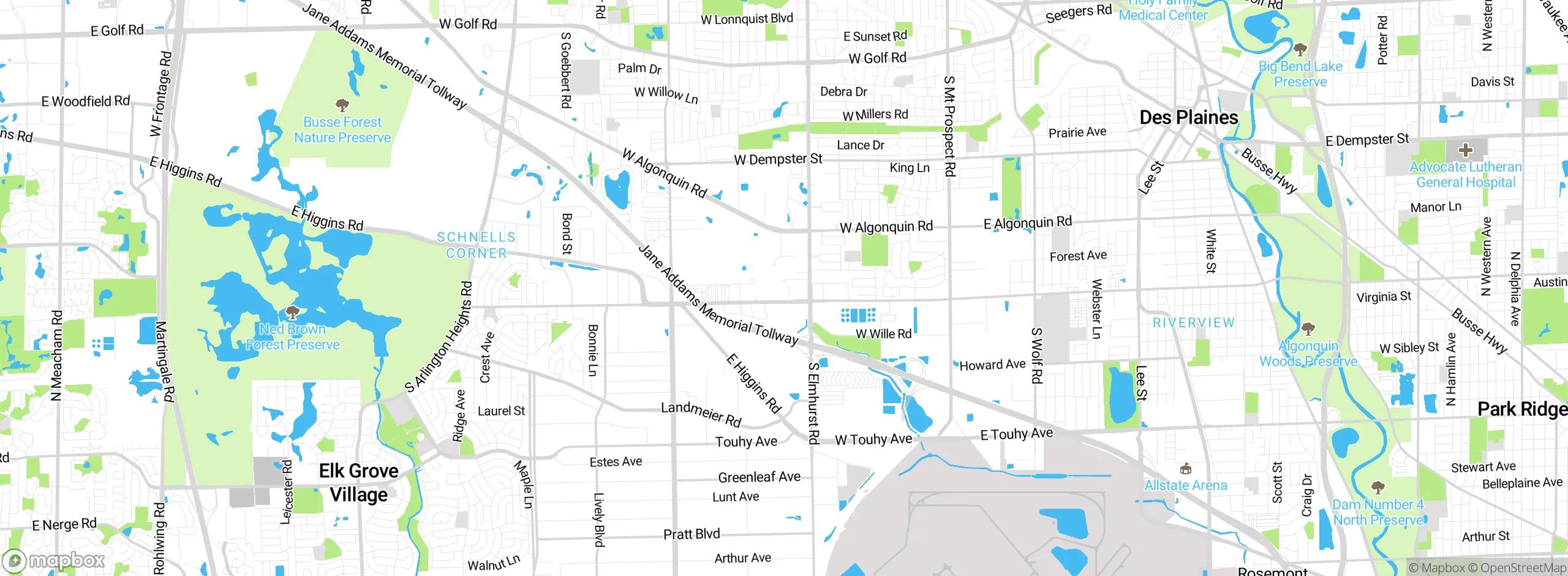 Map showing approximate location
