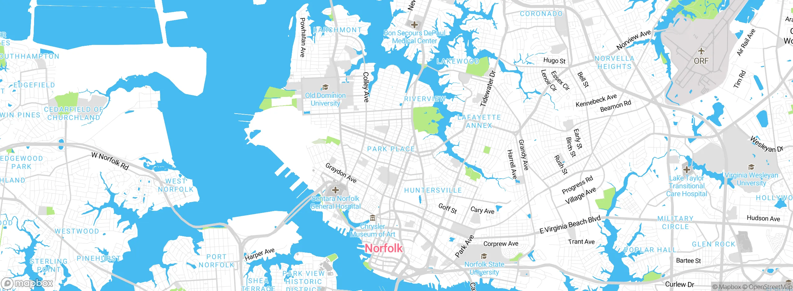 Map showing approximate location