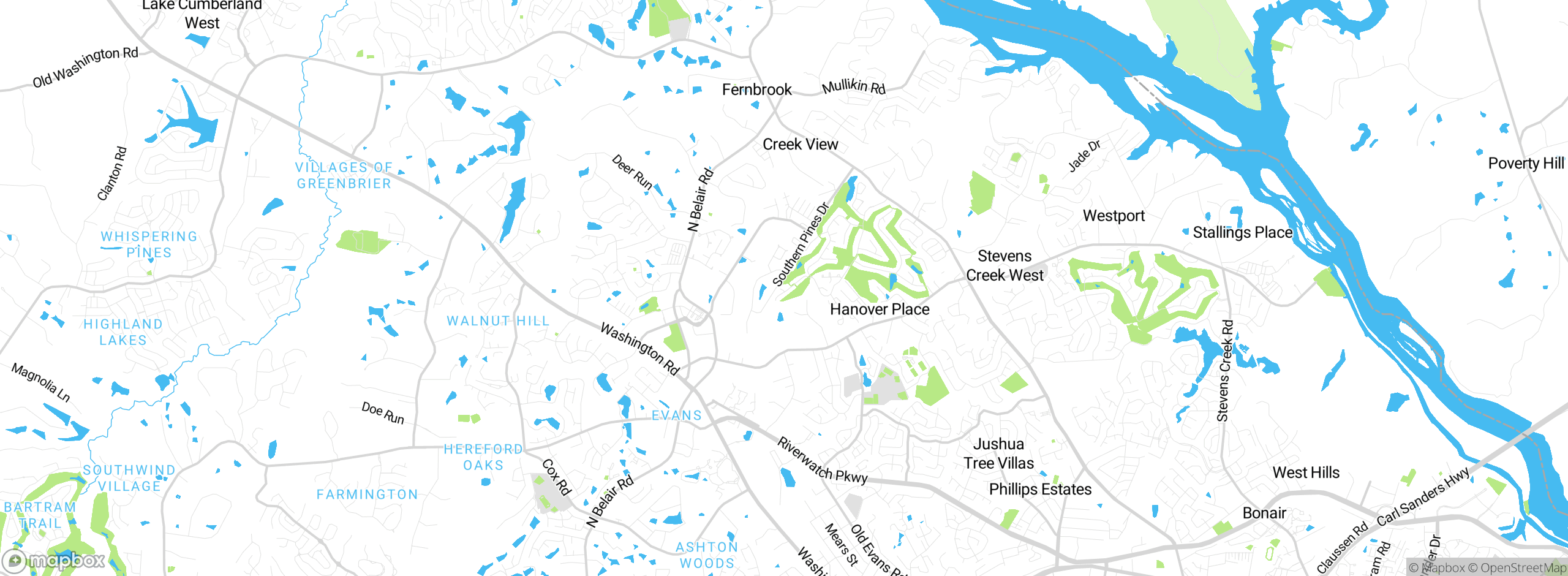 Map showing approximate location