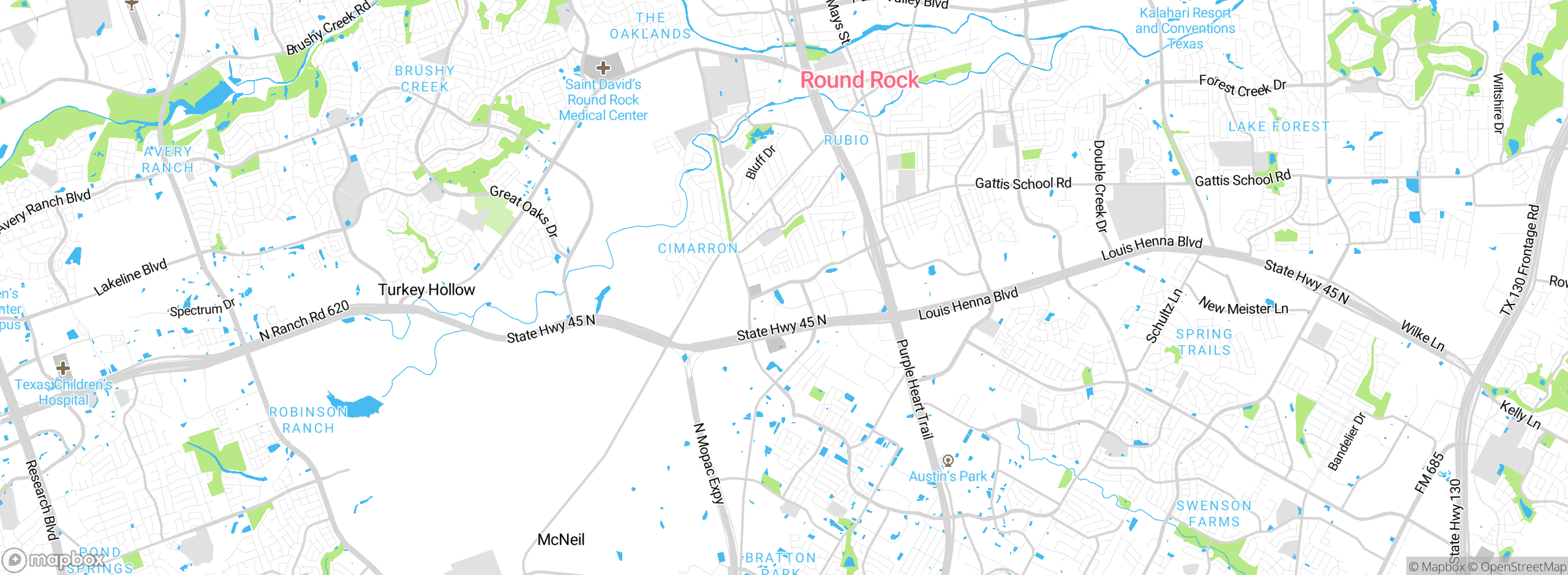 Map showing approximate location