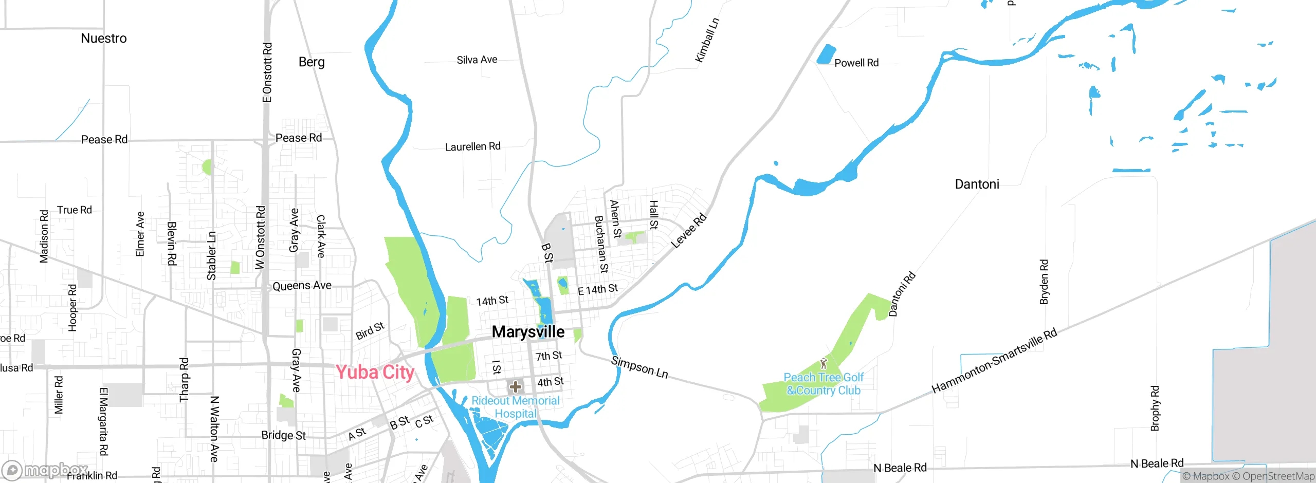 Map showing approximate location