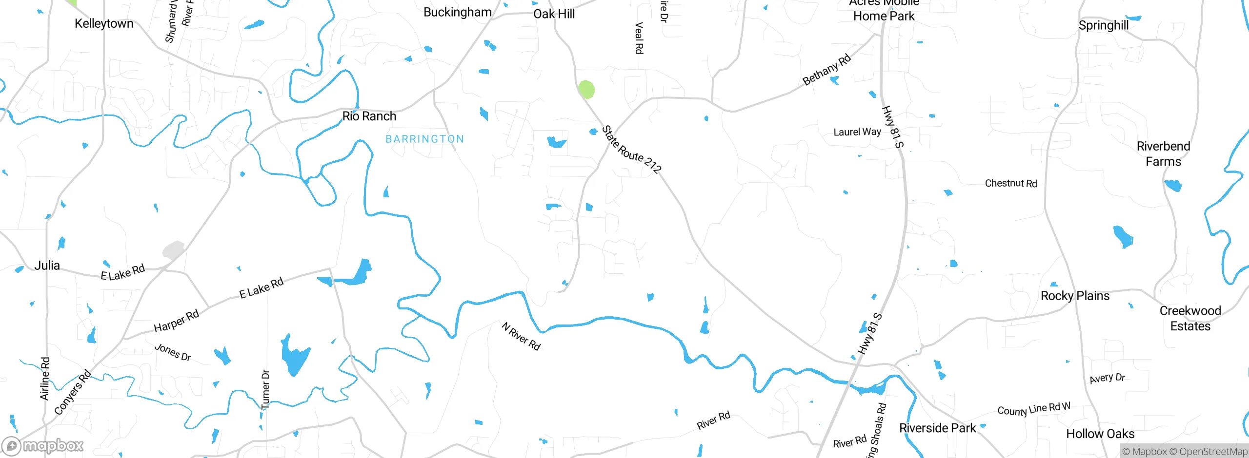 Map showing approximate location