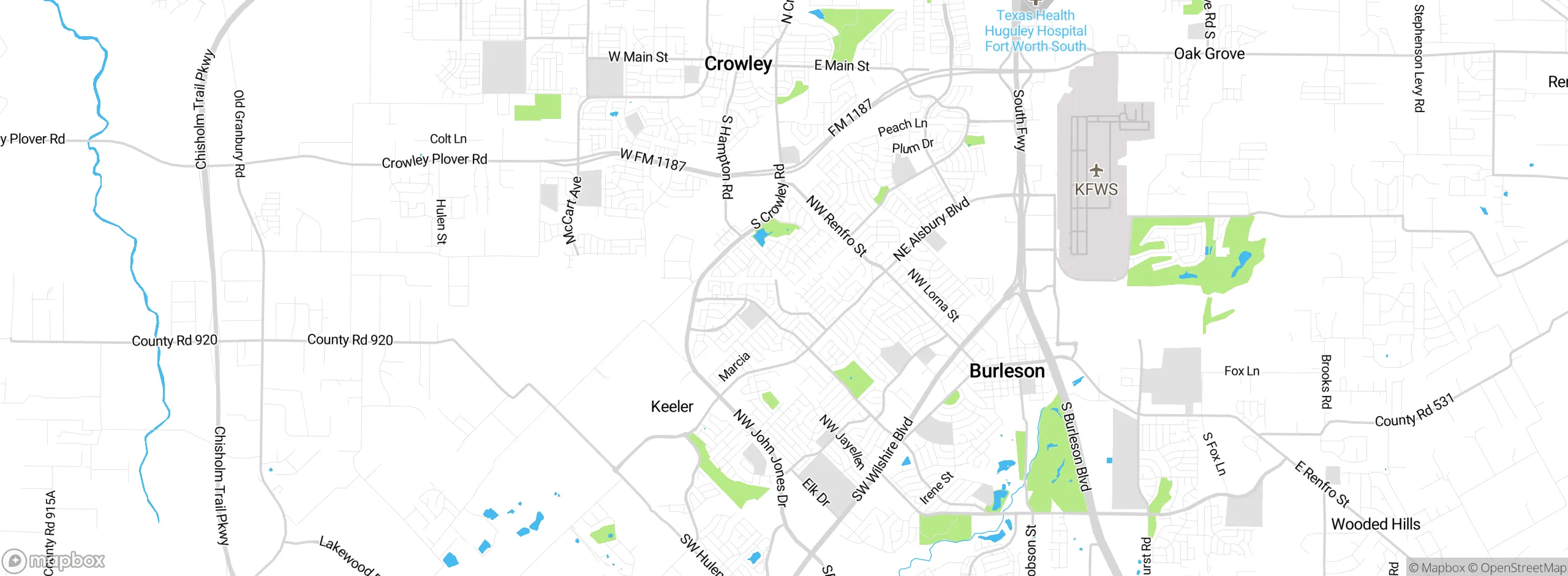 Map showing approximate location