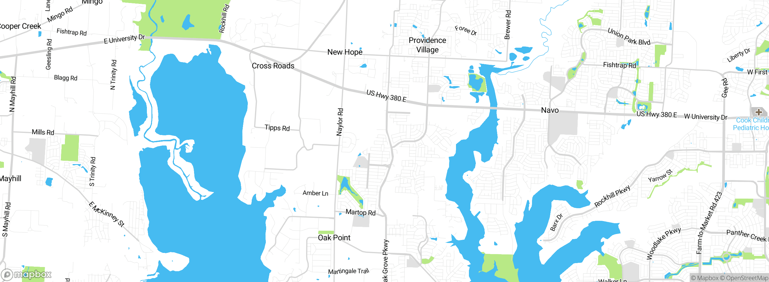 Map showing approximate location