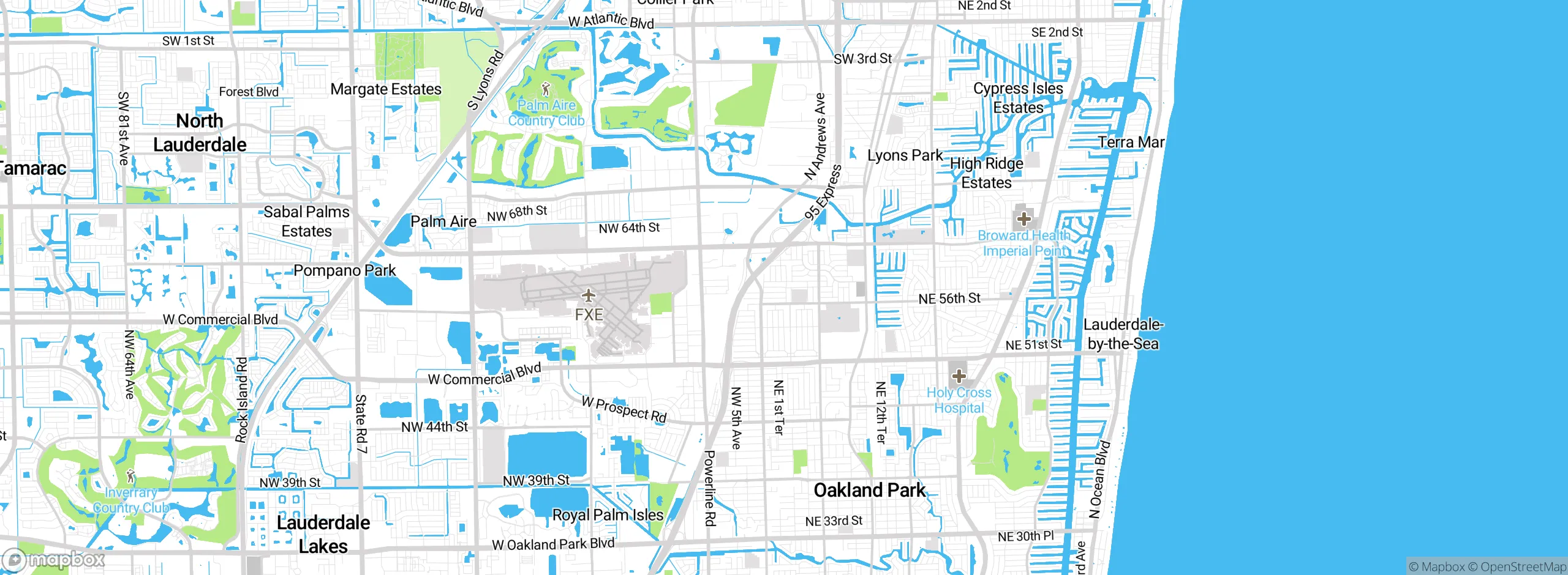 Map showing approximate location