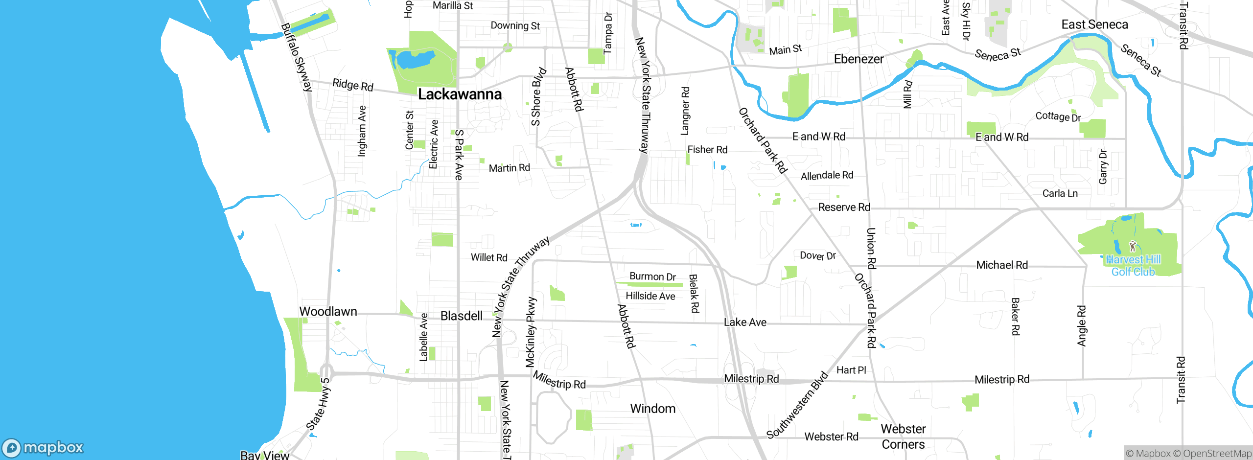 Map showing approximate location