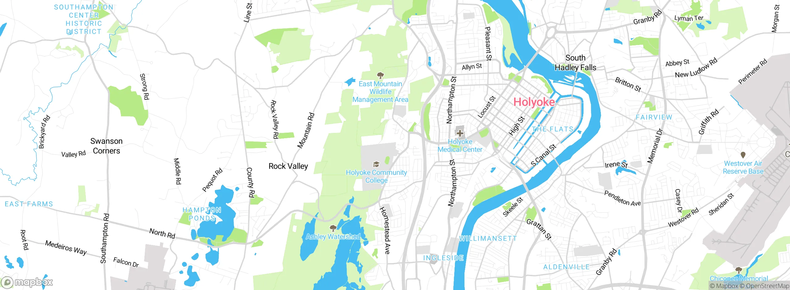 Map showing approximate location