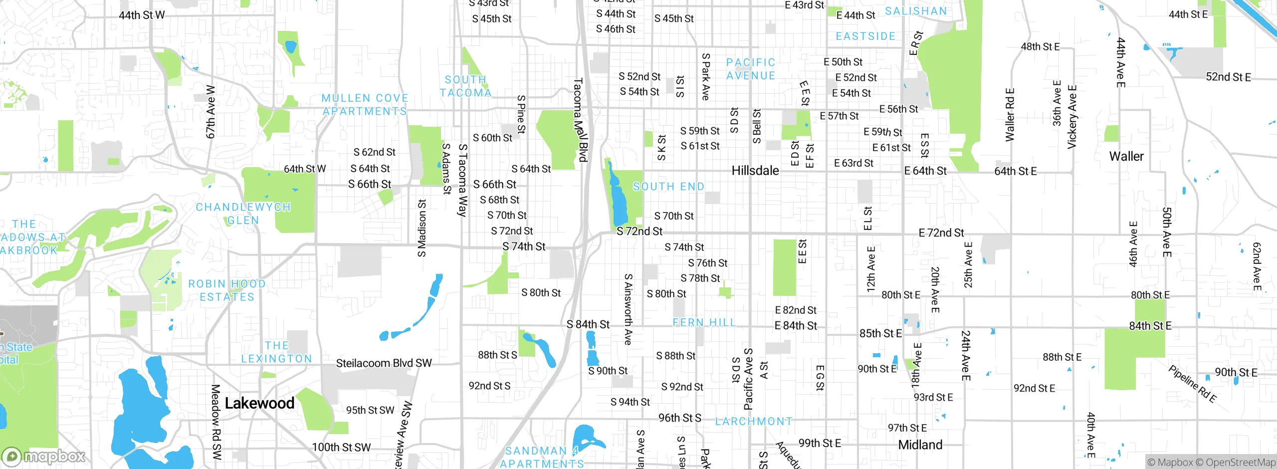 Map showing approximate location