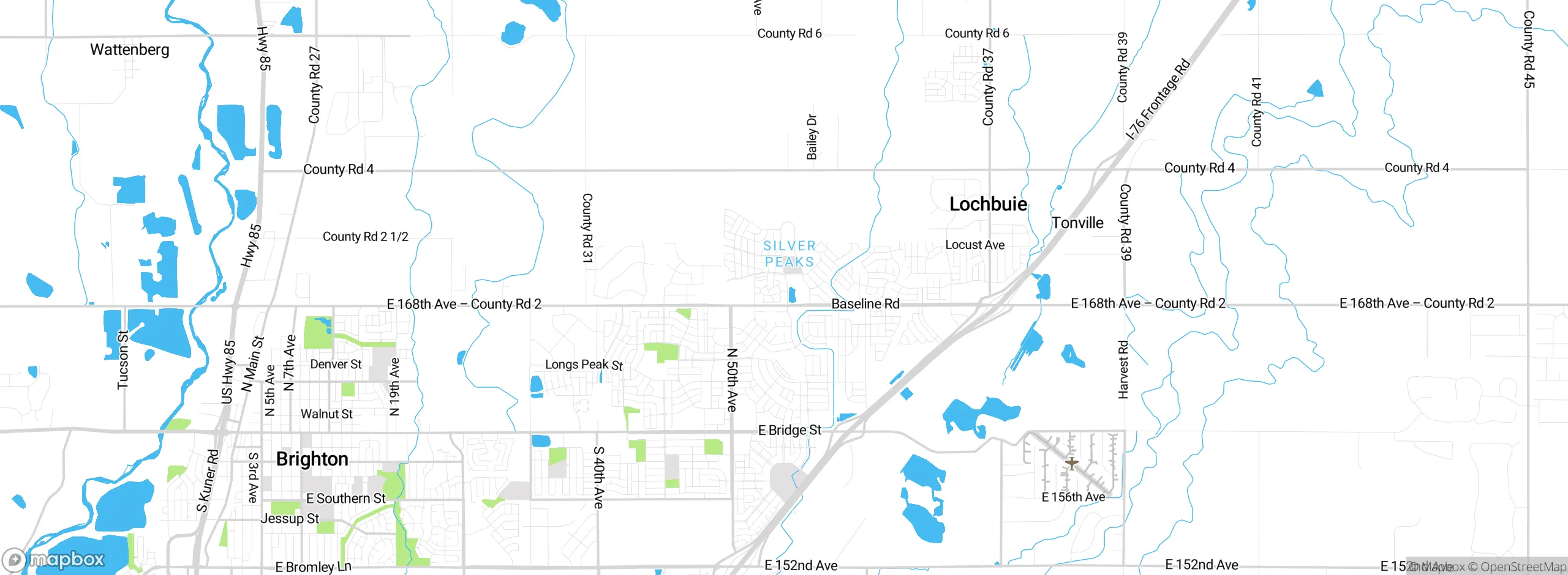 Map showing approximate location