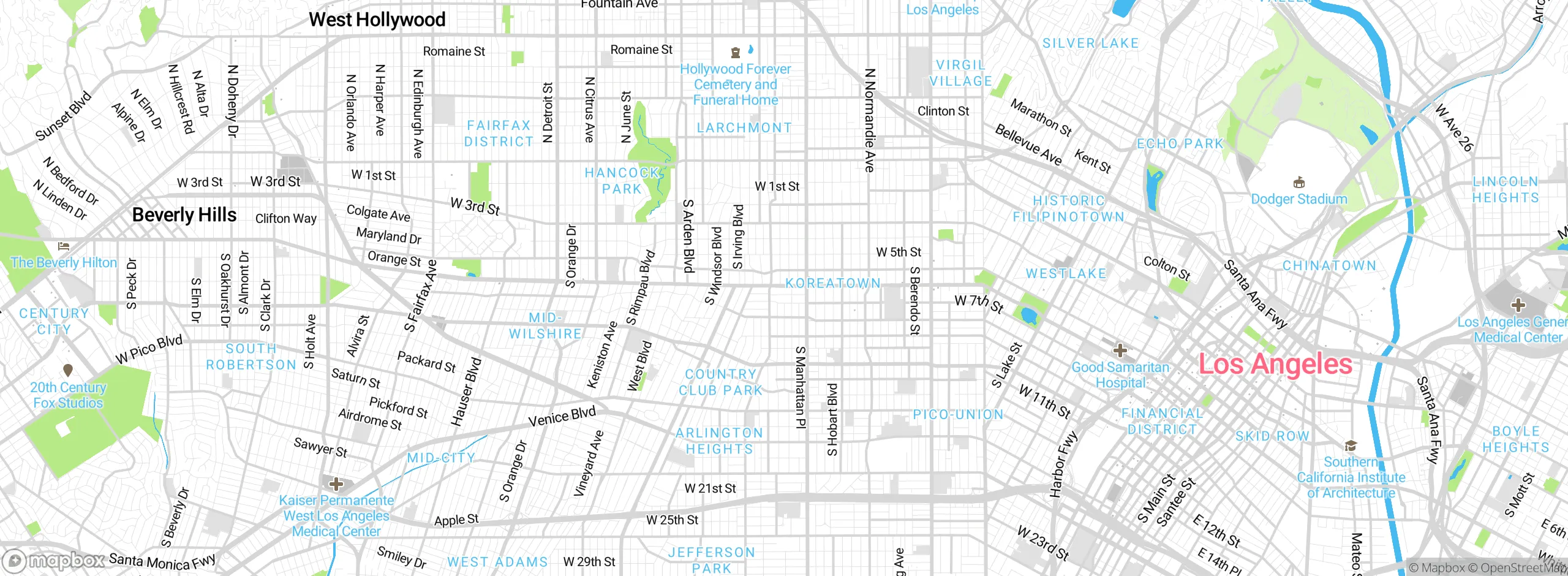 Map showing approximate location
