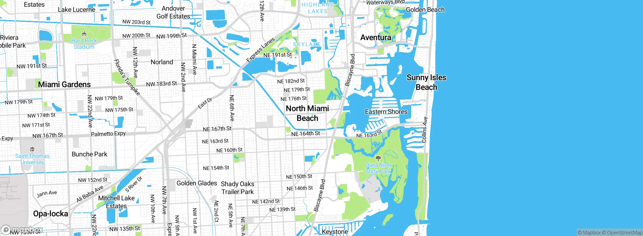 Map showing approximate location