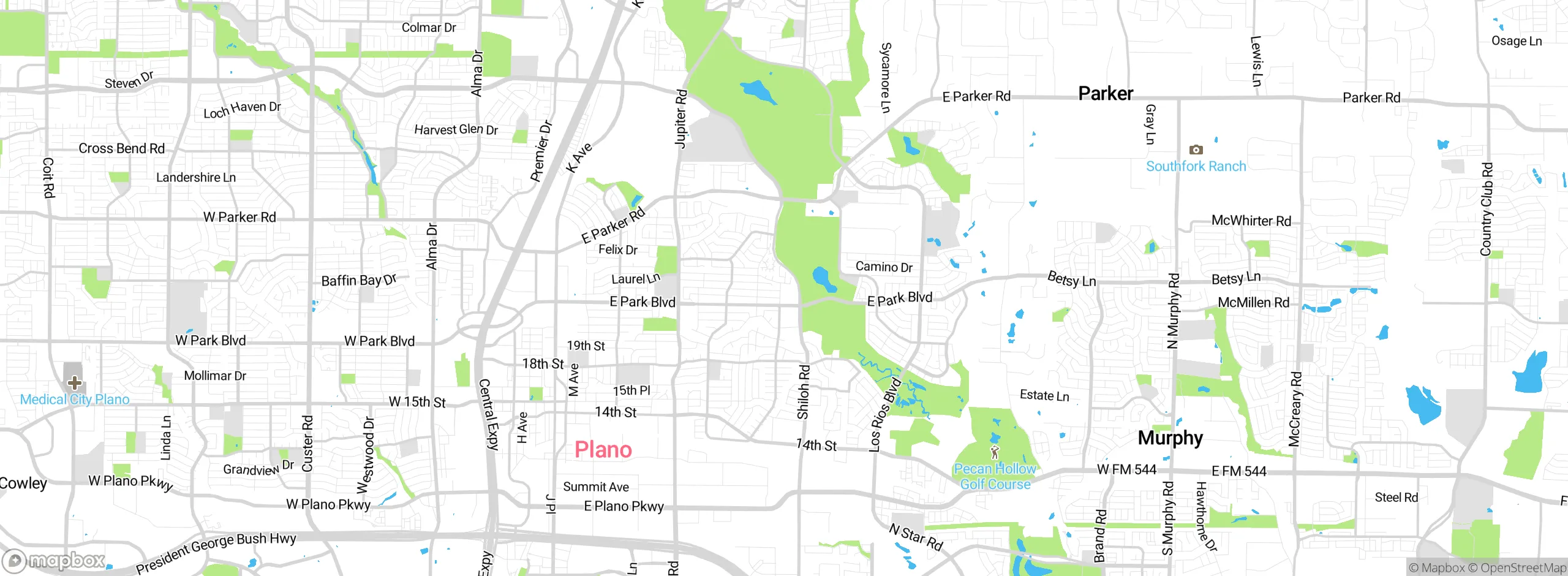 Map showing approximate location
