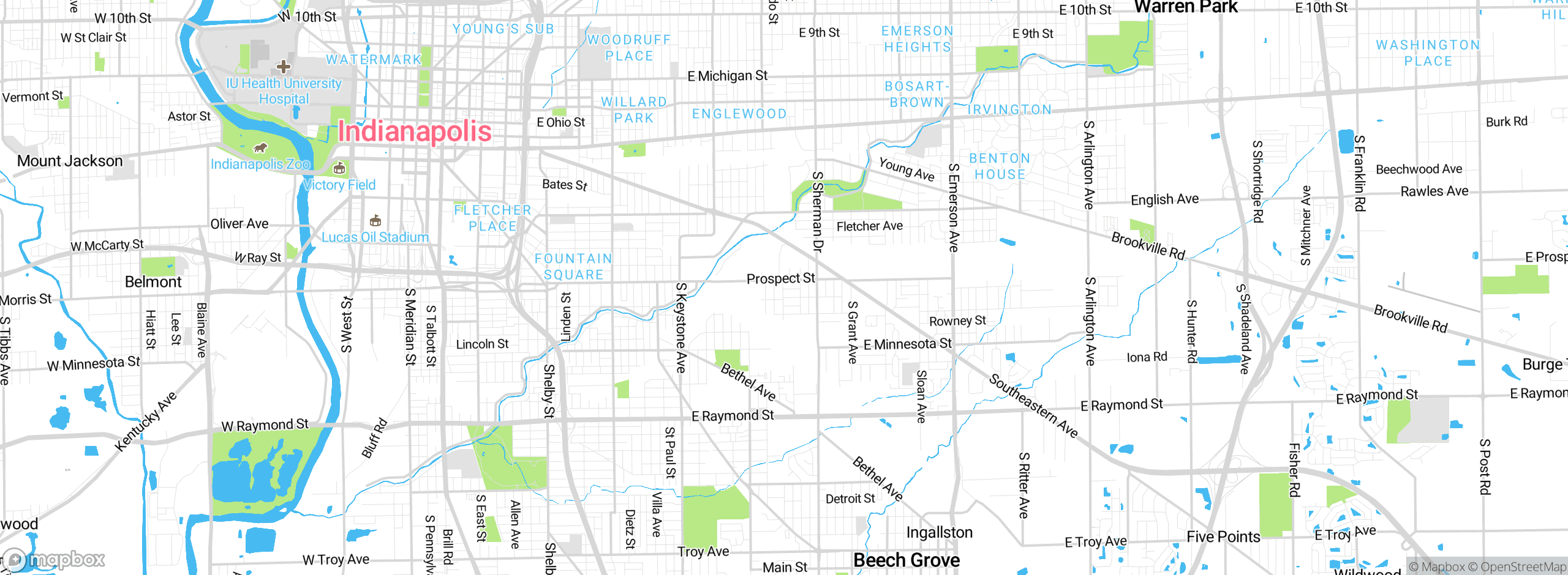 Map showing approximate location