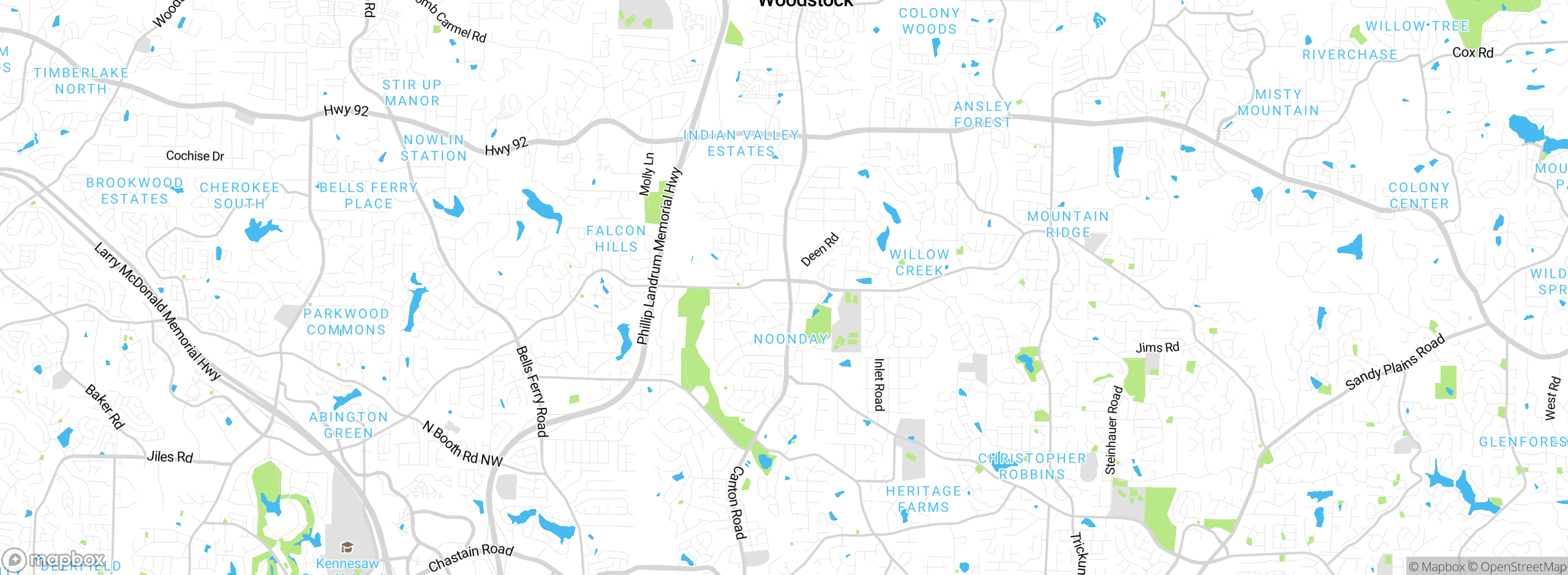 Map showing approximate location