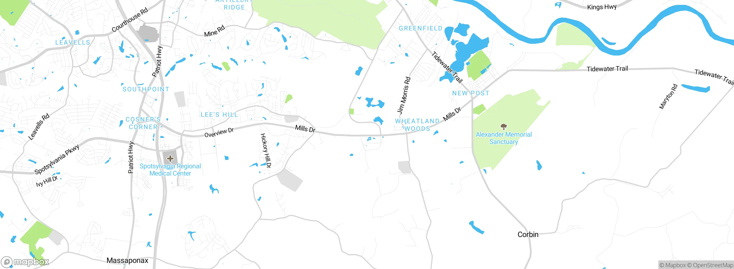 Map showing approximate location