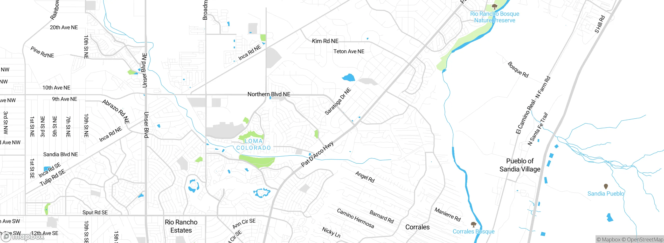 Map showing approximate location