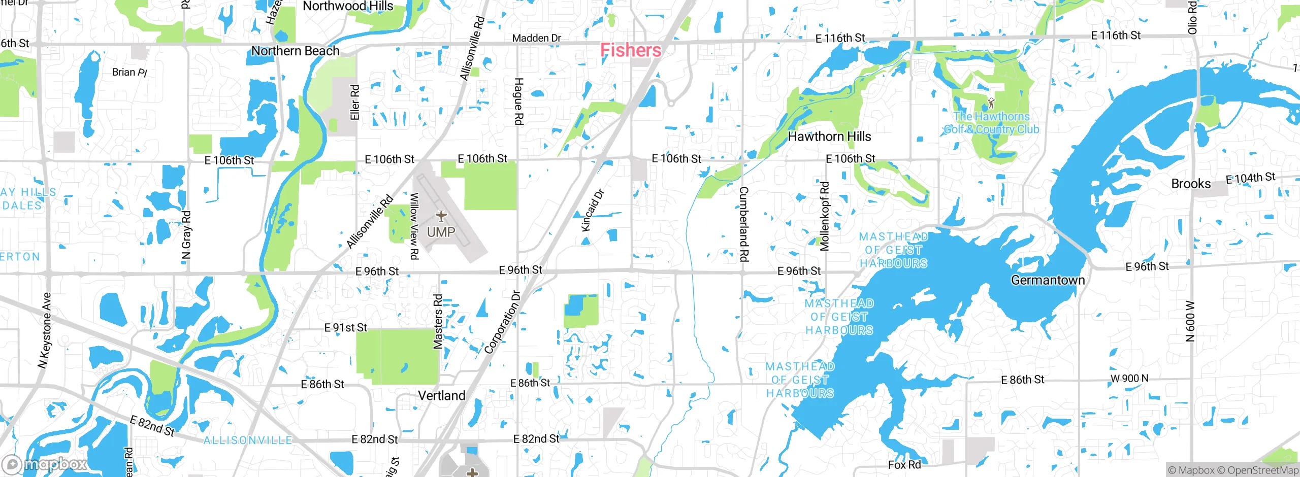 Map showing approximate location