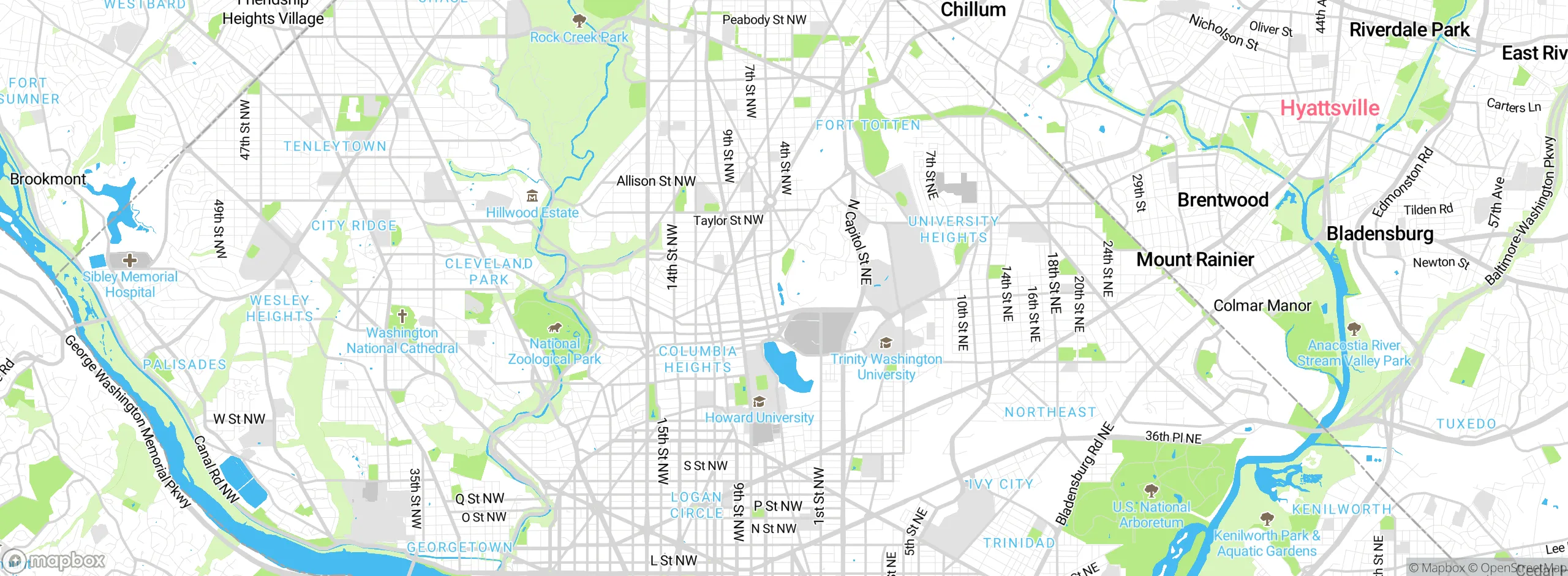 Map showing approximate location