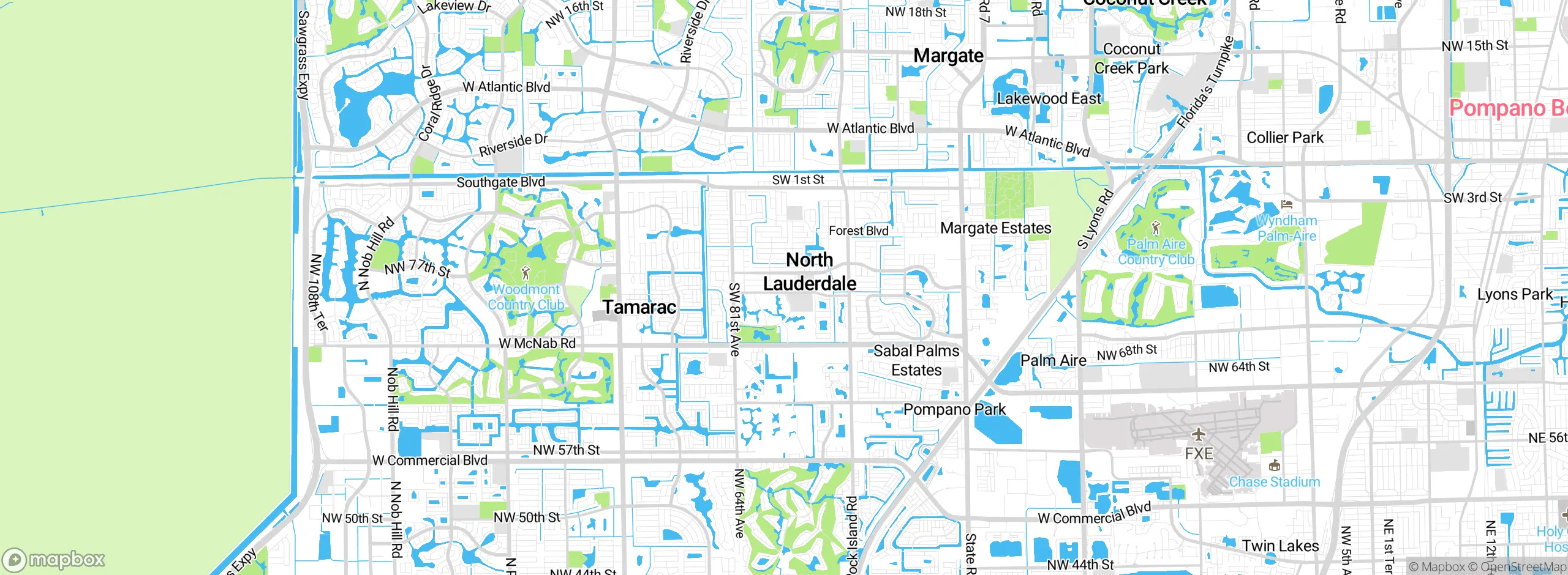 Map showing approximate location