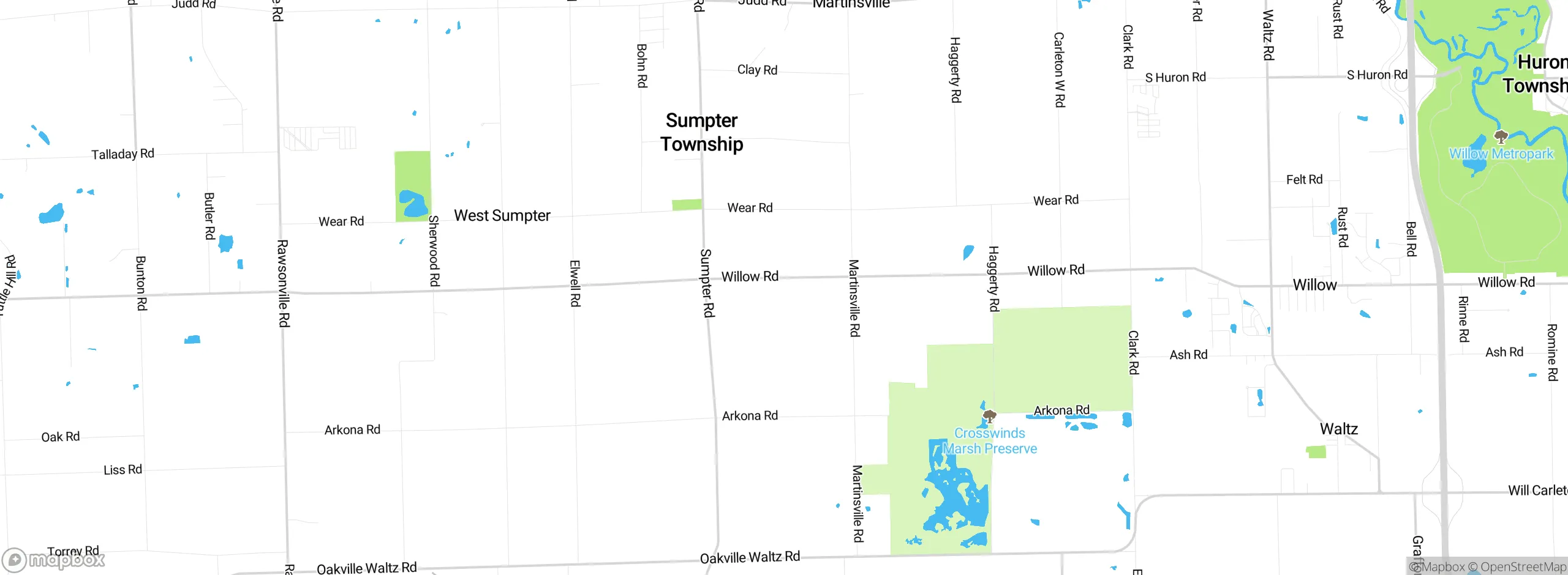 Map showing approximate location