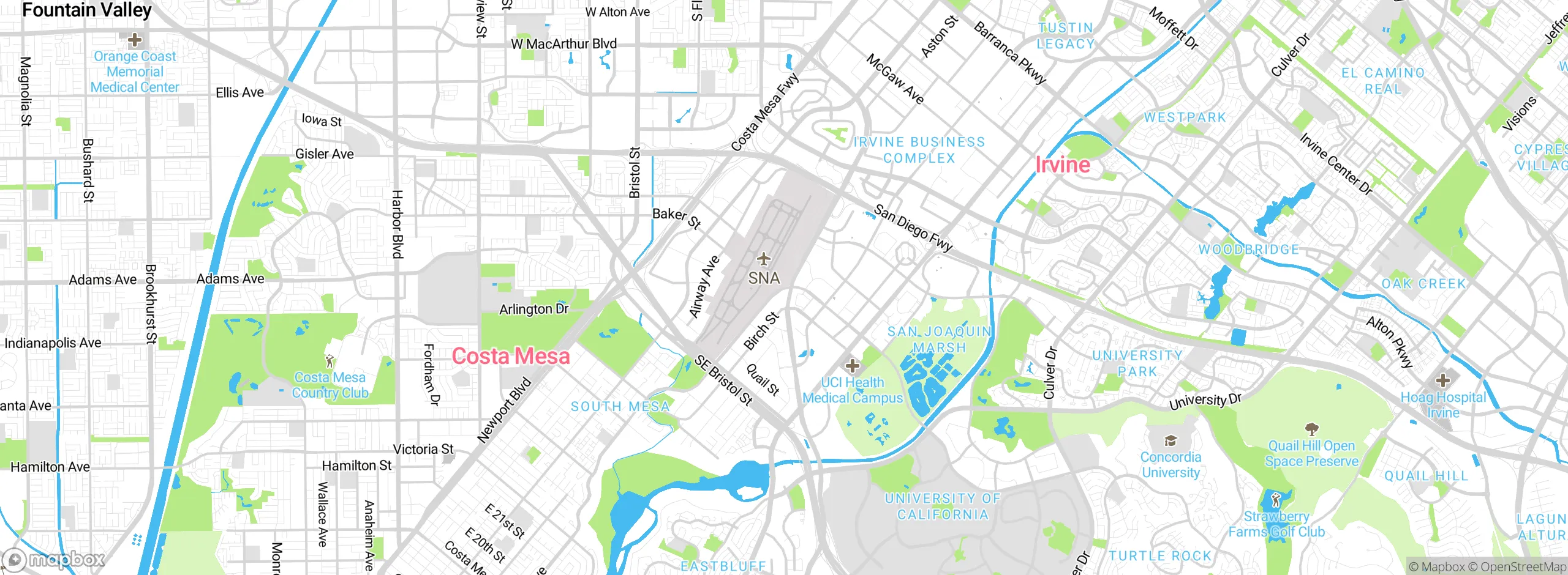 Map showing approximate location