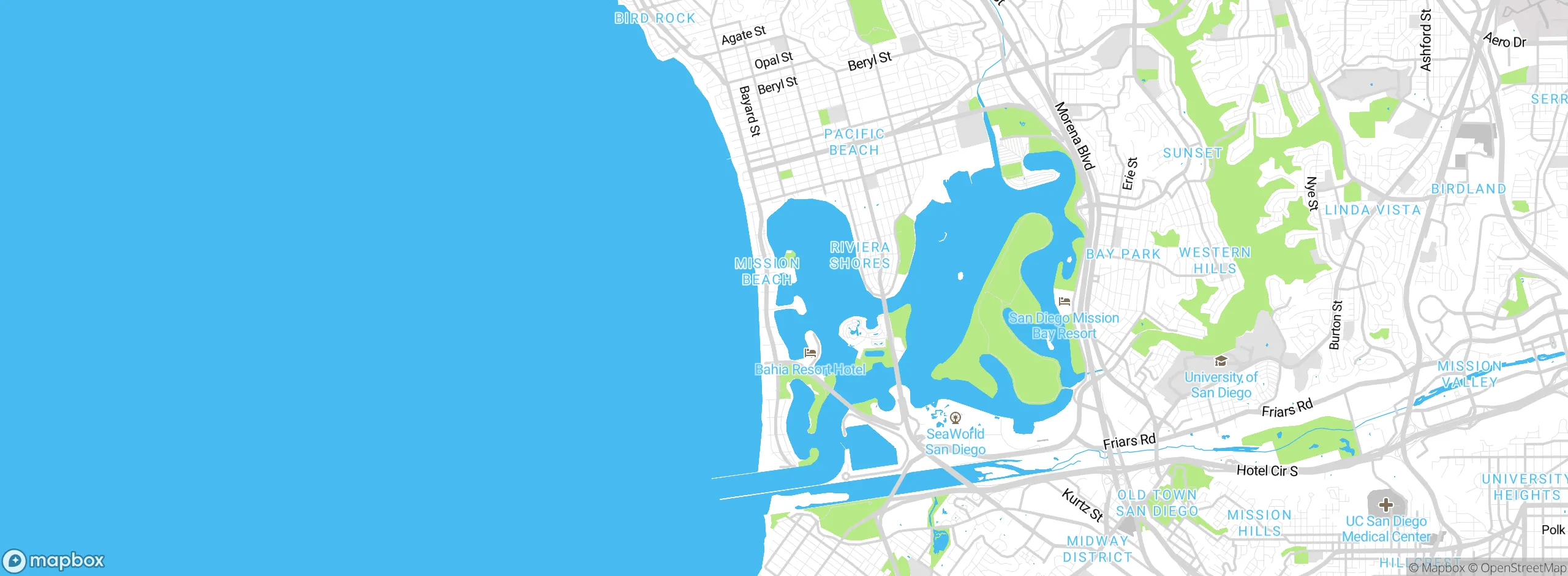 Map showing approximate location
