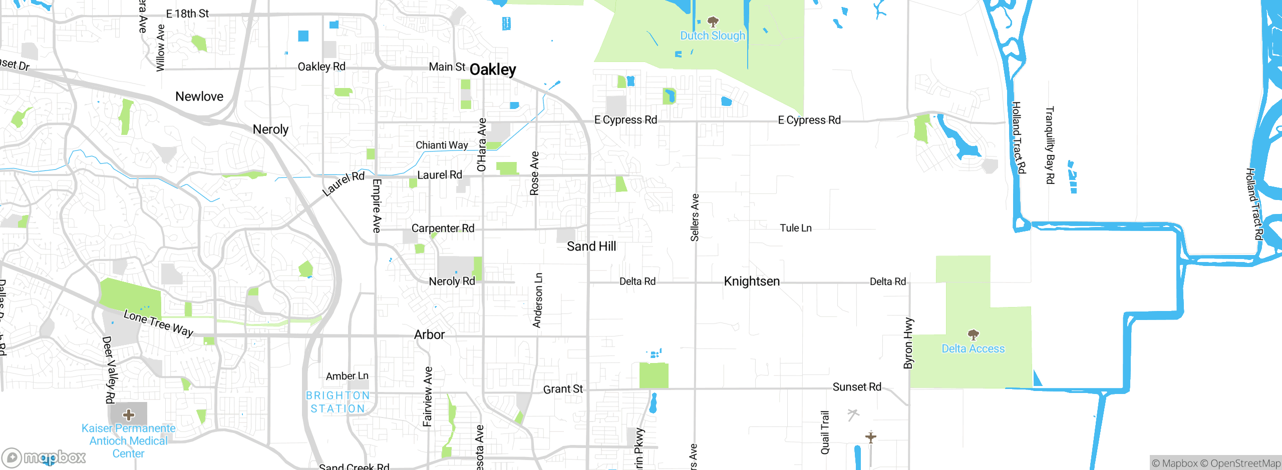 Map showing approximate location