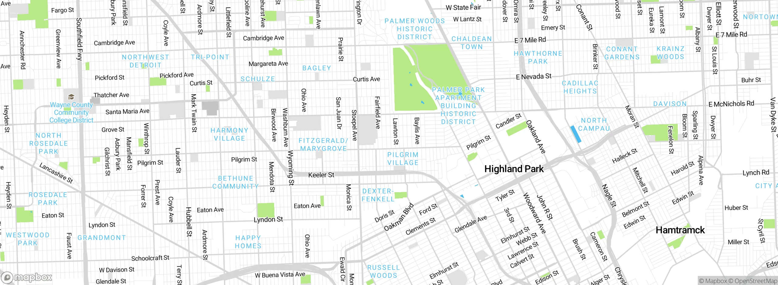 Map showing approximate location