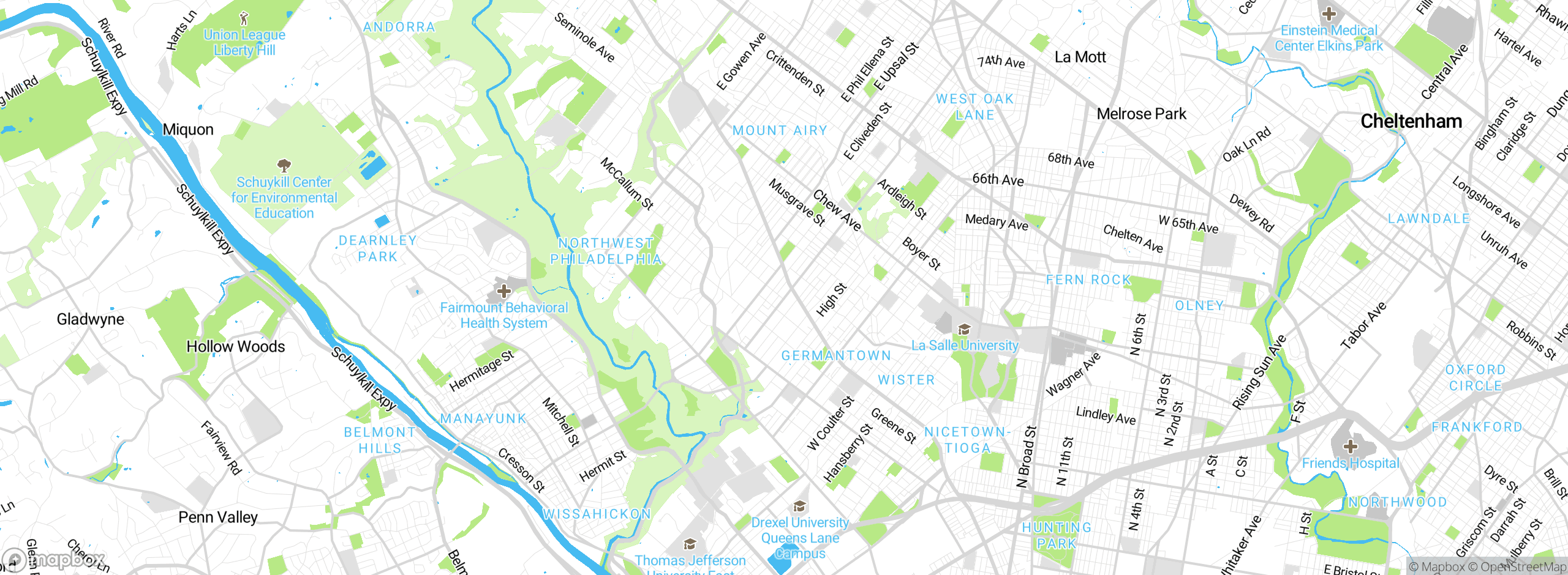 Map showing approximate location