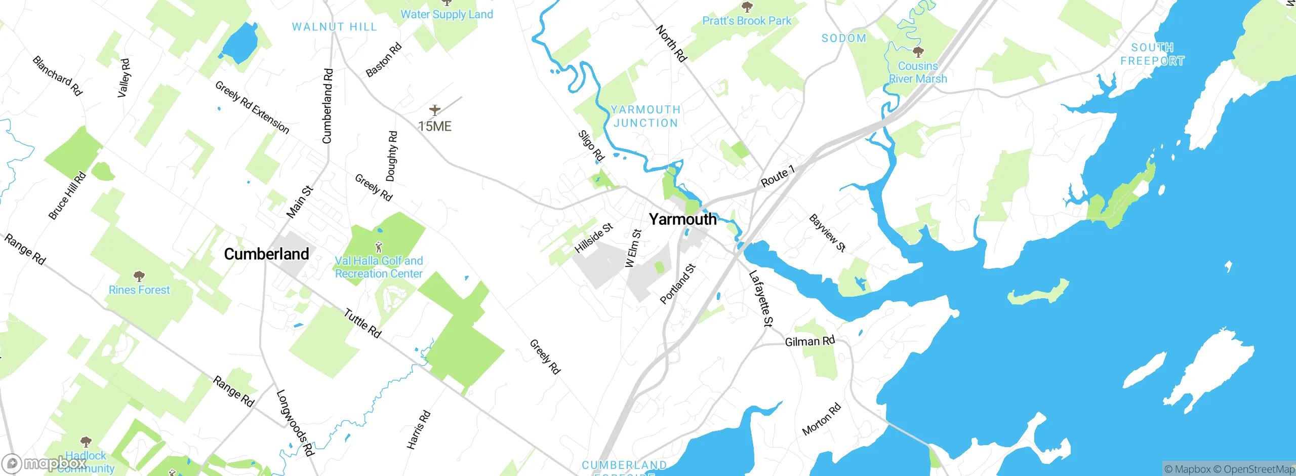 Map showing approximate location