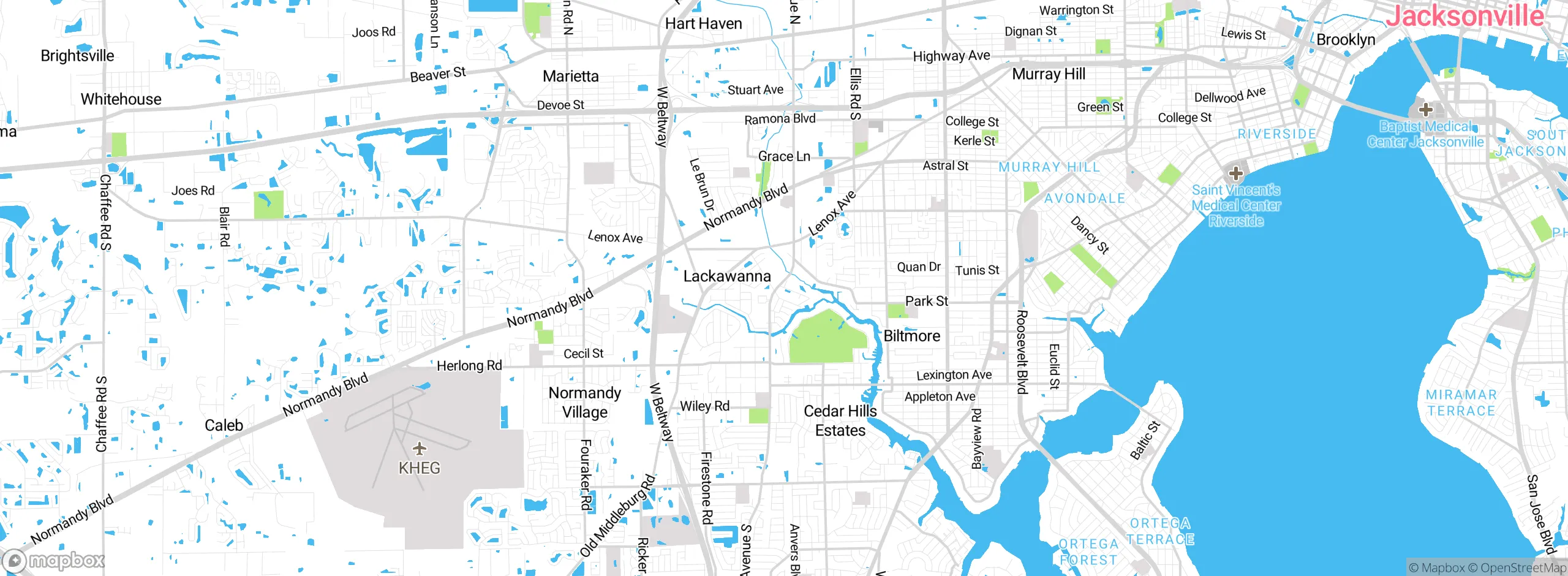 Map showing approximate location