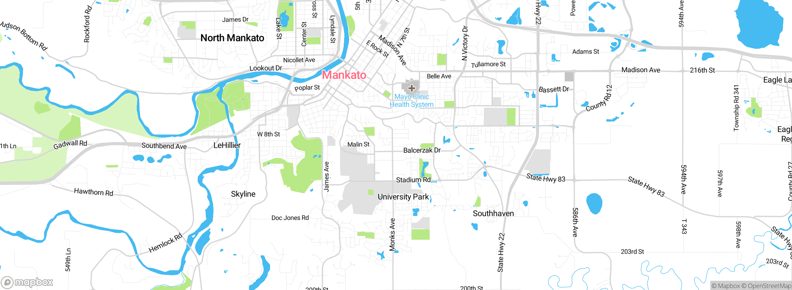 Map showing approximate location