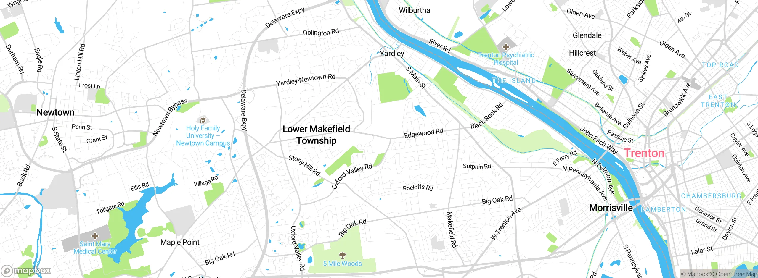 Map showing approximate location