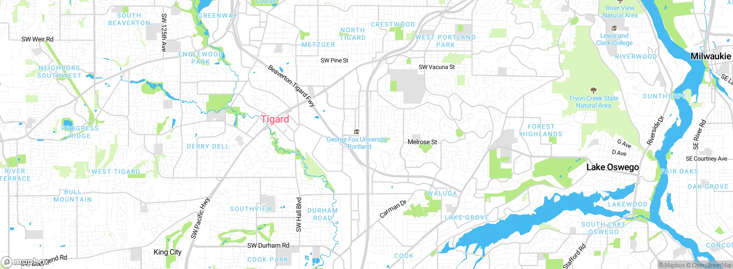 Map showing approximate location
