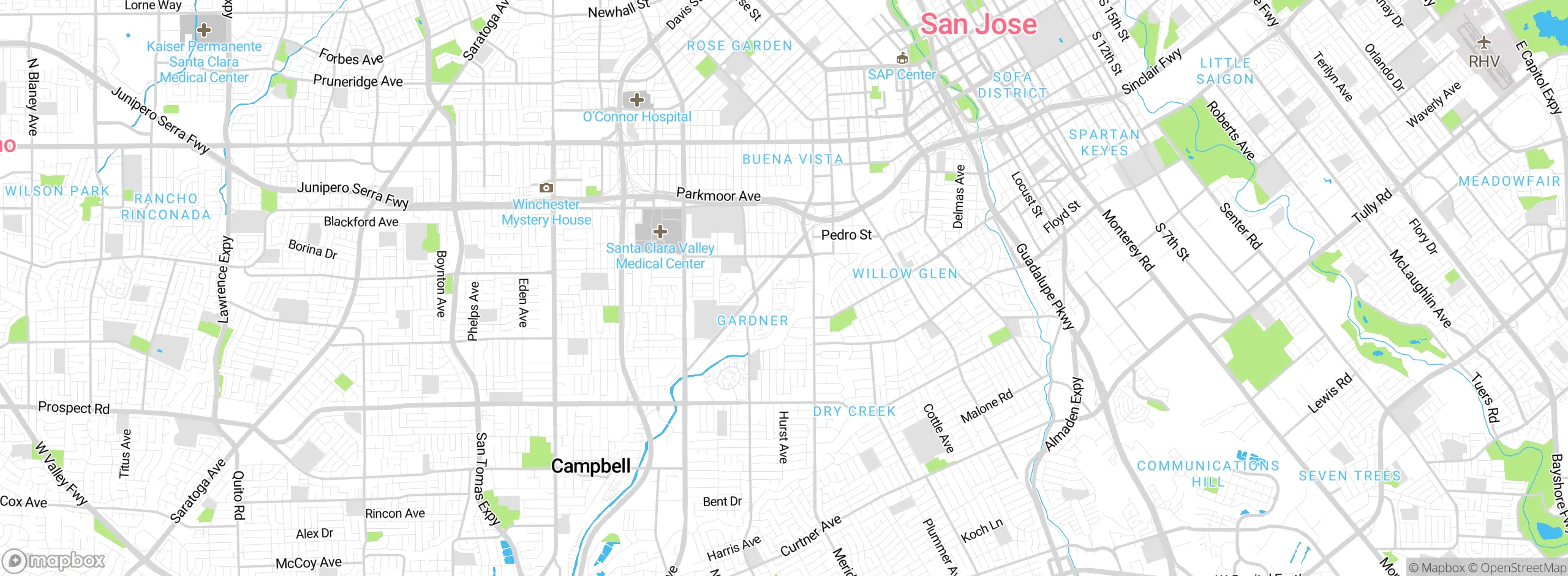 Map showing approximate location