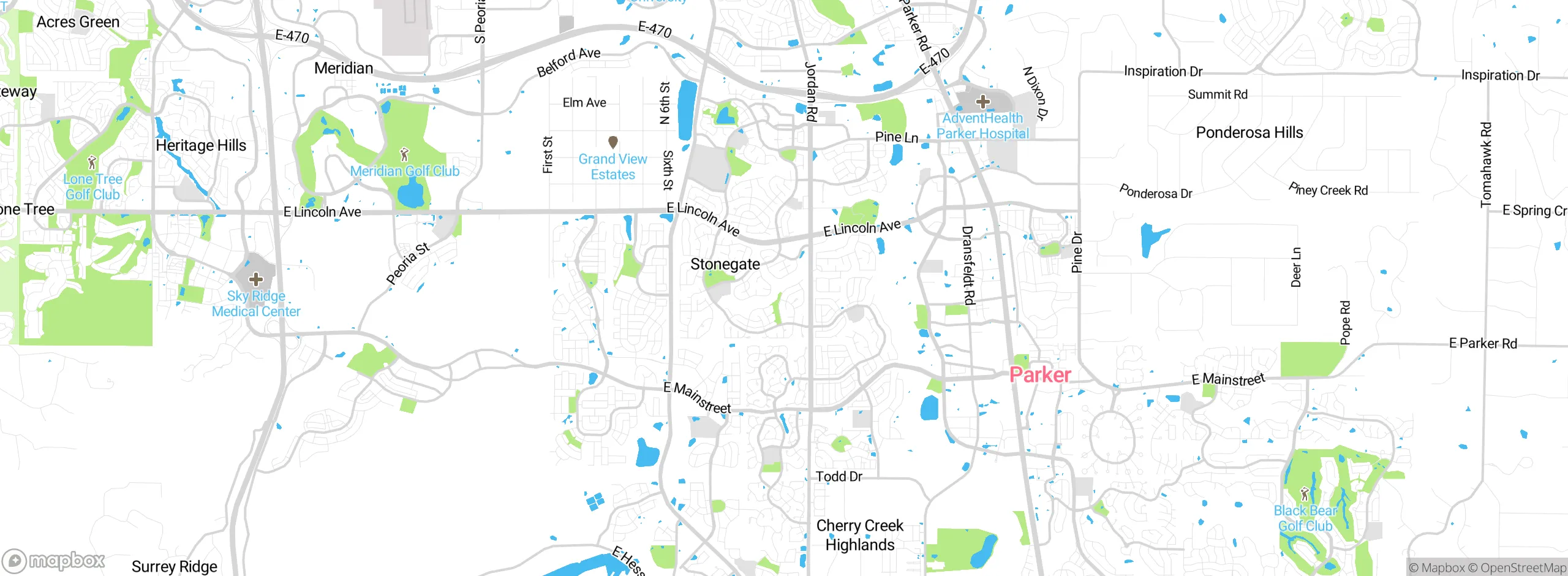 Map showing approximate location