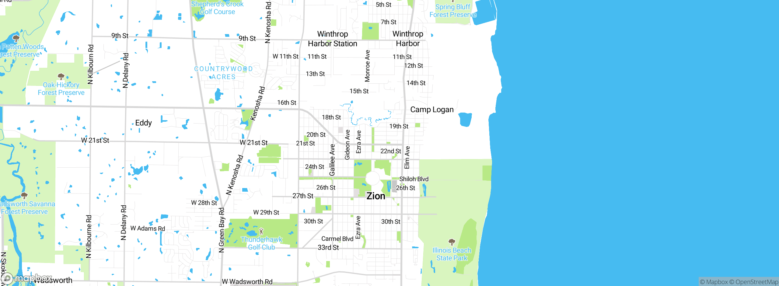 Map showing approximate location